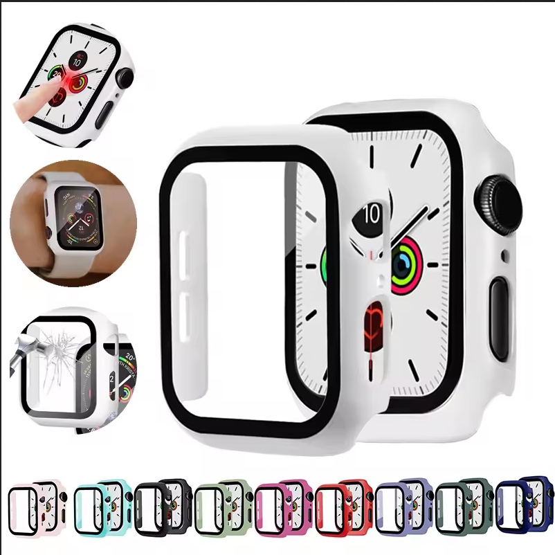 Watch Case Bumper - Verre trempé + coque pour Apple