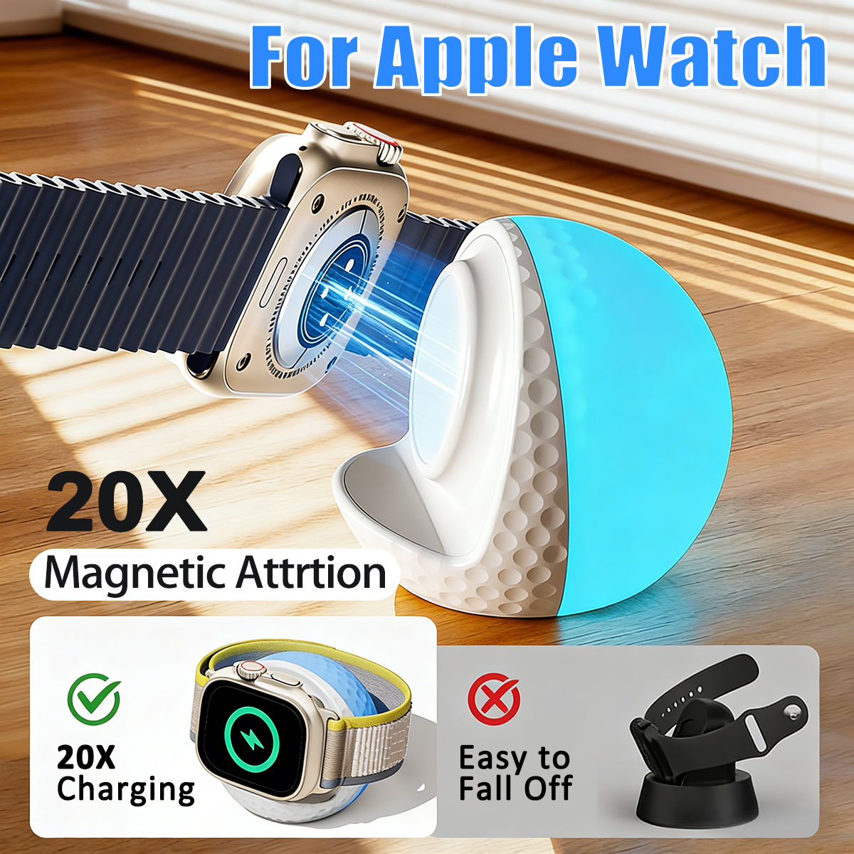 Watch Charging Dock - Support de chargeur sans fil portable