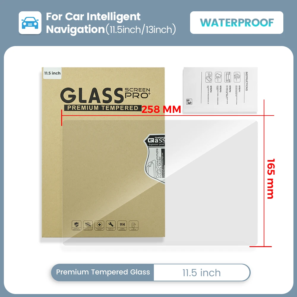 Screen Protector Film - Film protecteur autocollant pour autoradio, lecteur