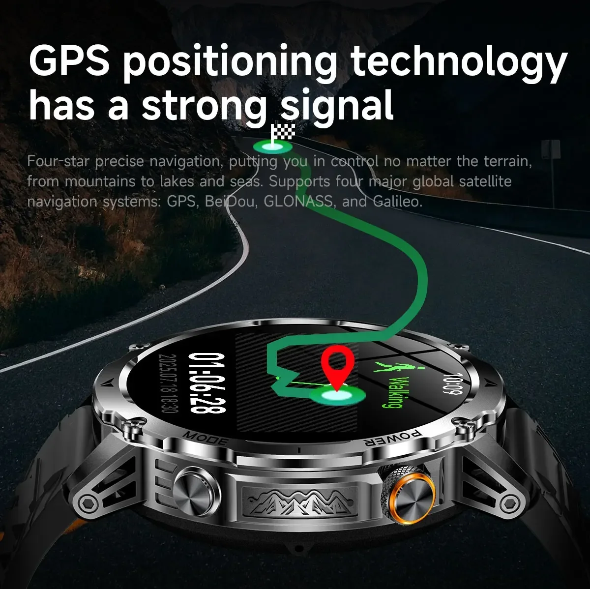 Montre connectée militaire pou - Smartwatch M Active avis et prix
