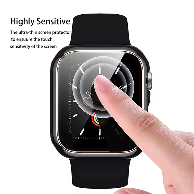 Verre trempé + coque pour Appl - Watch Case Bumper avis et prix