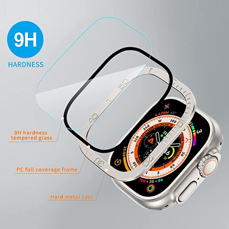Verre trempé pour Apple Watch  - Watch Case Bumper avis et prix