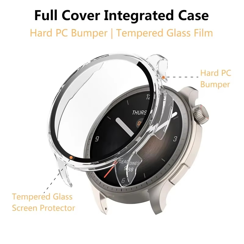 Étui en verre trempé pour Amaz - Amazfit Smartwatch Accessories avis et prix