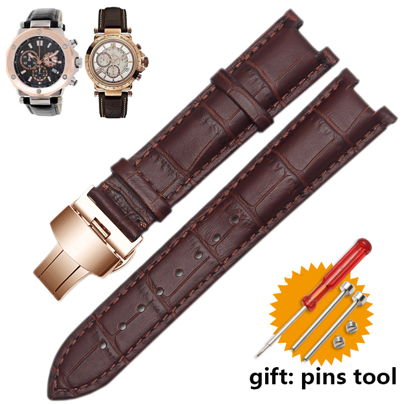 Bracelet de montre en cuir vér - Smartwatch Guess avis et prix