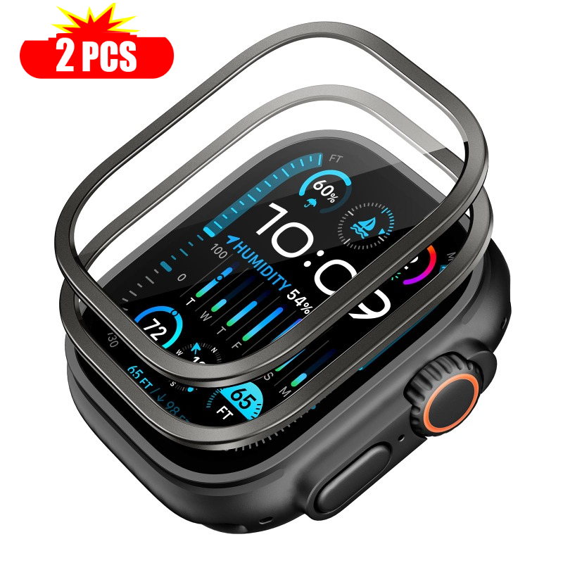 2 pièces verre trempé pour App - Watch Case Bumper avis et prix